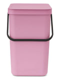 Brabantia Sort & Go bin Lilac Pink 25 litre - British product