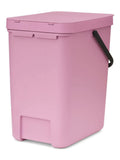 Brabantia Sort & Go bin Lilac Pink 25 litre - British product