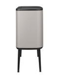 Brabantia soft grey Bo Touch Bin 3x11L - British product
