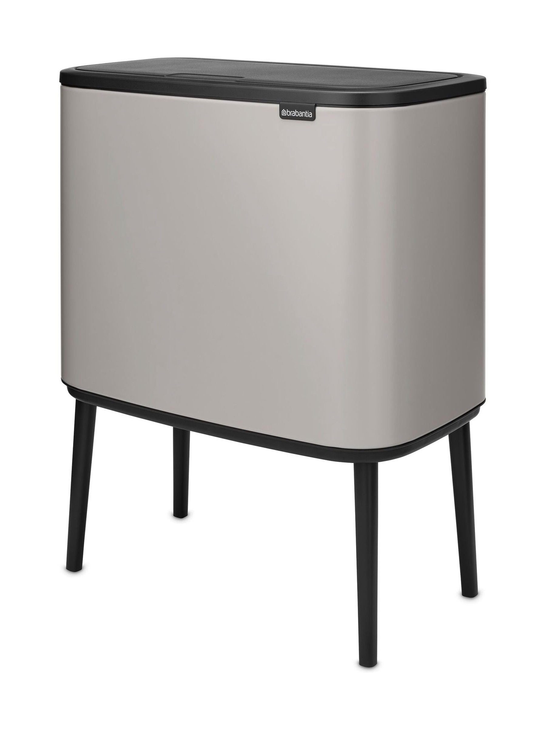 Brabantia soft grey Bo Touch Bin 3x11L - British product
