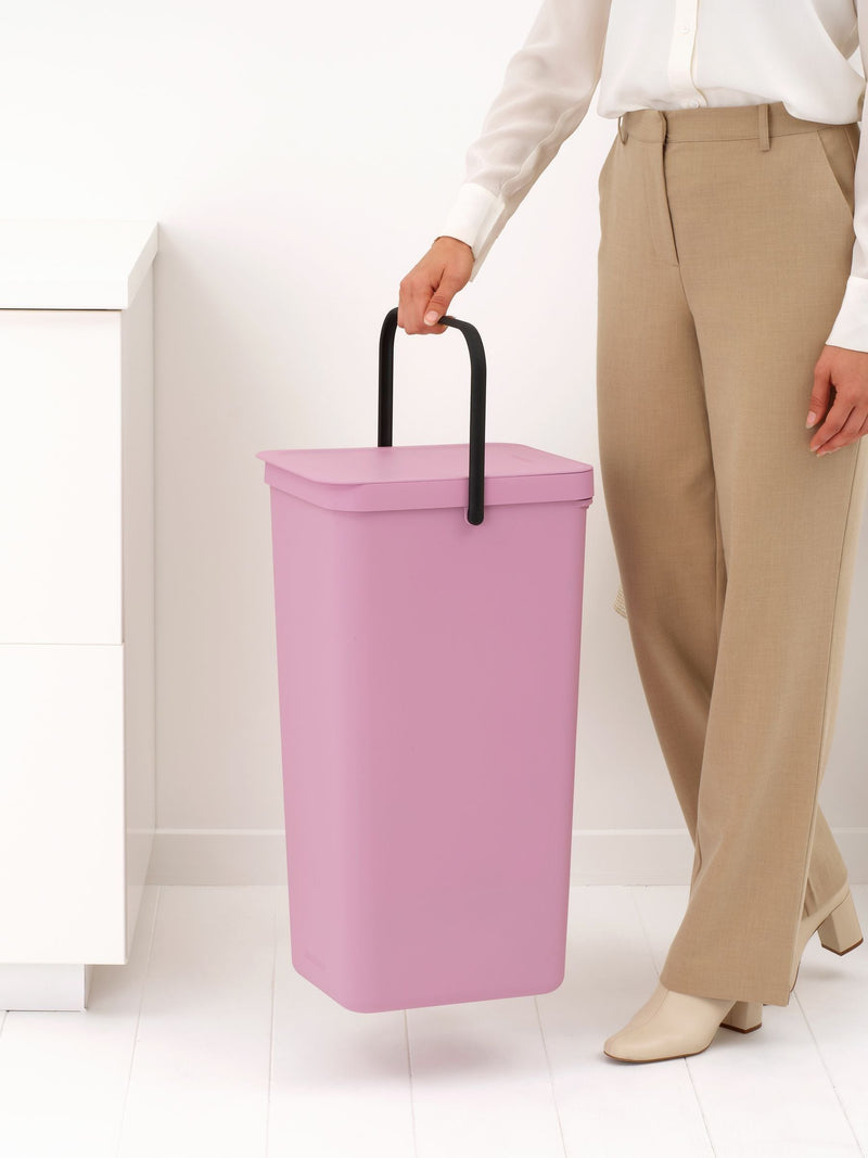 Brabantia Sort & Go bin lilac pink 40 litre - British product
