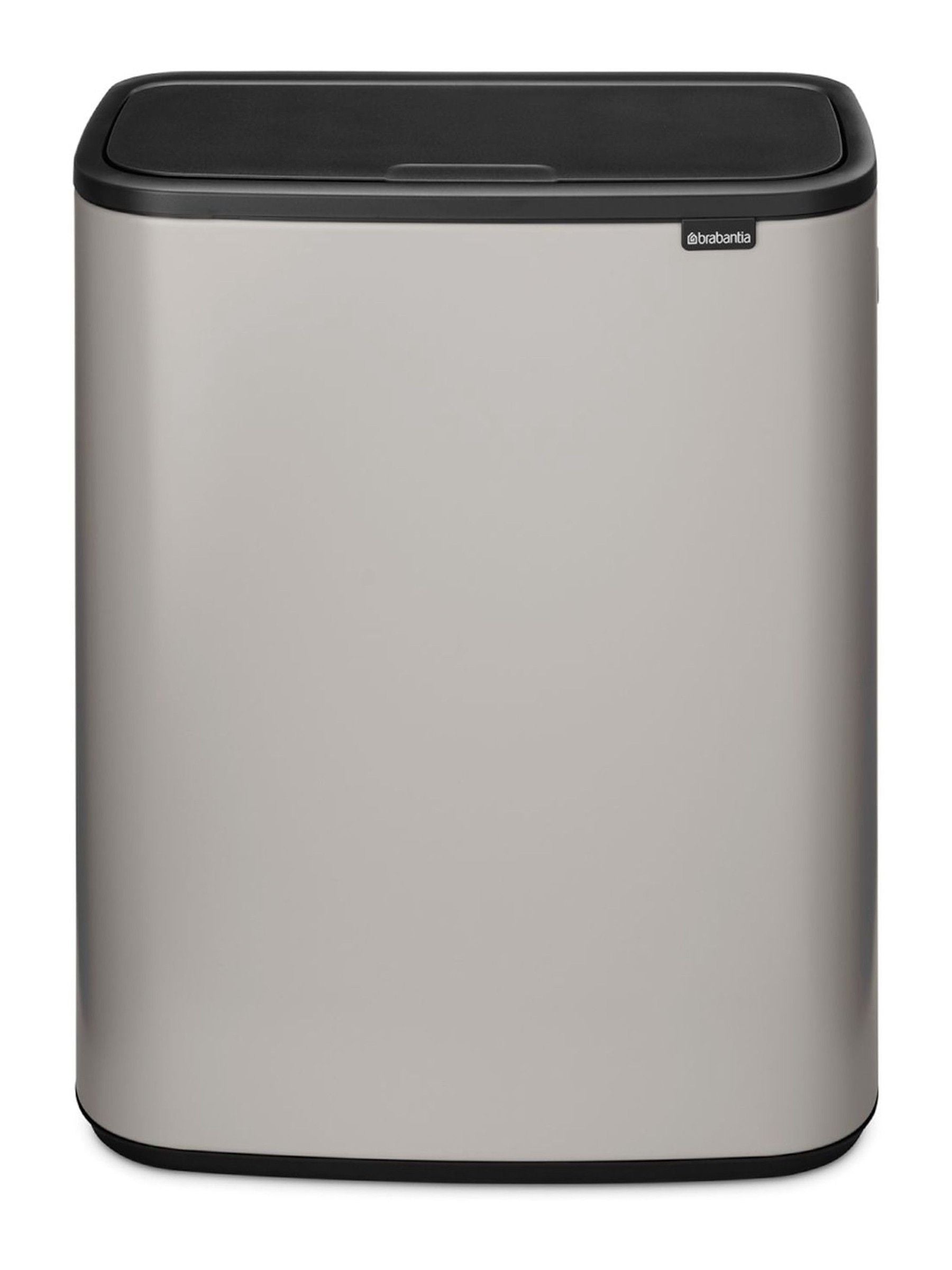 Brabantia Soft Grey Touch Bin XXL 2x30L - British product