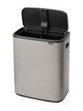 Brabantia Soft Grey Touch Bin XXL 2x30L - British product