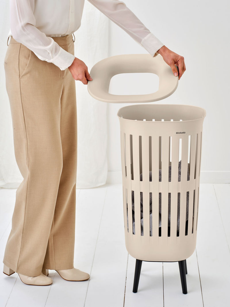 Brabantia Collect-It laundry basket black 55L (British brand)