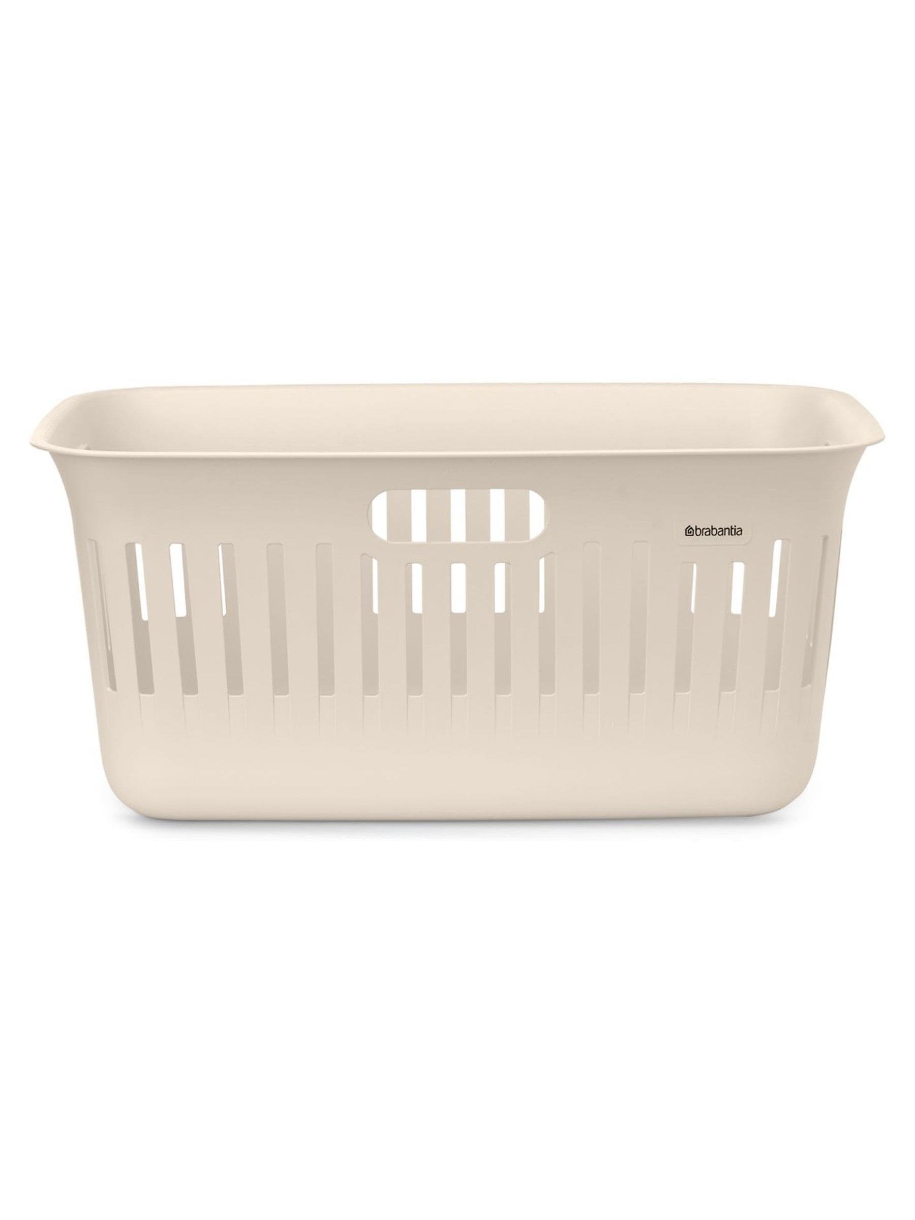 Brabantia soft beige laundry basket 40L - British product