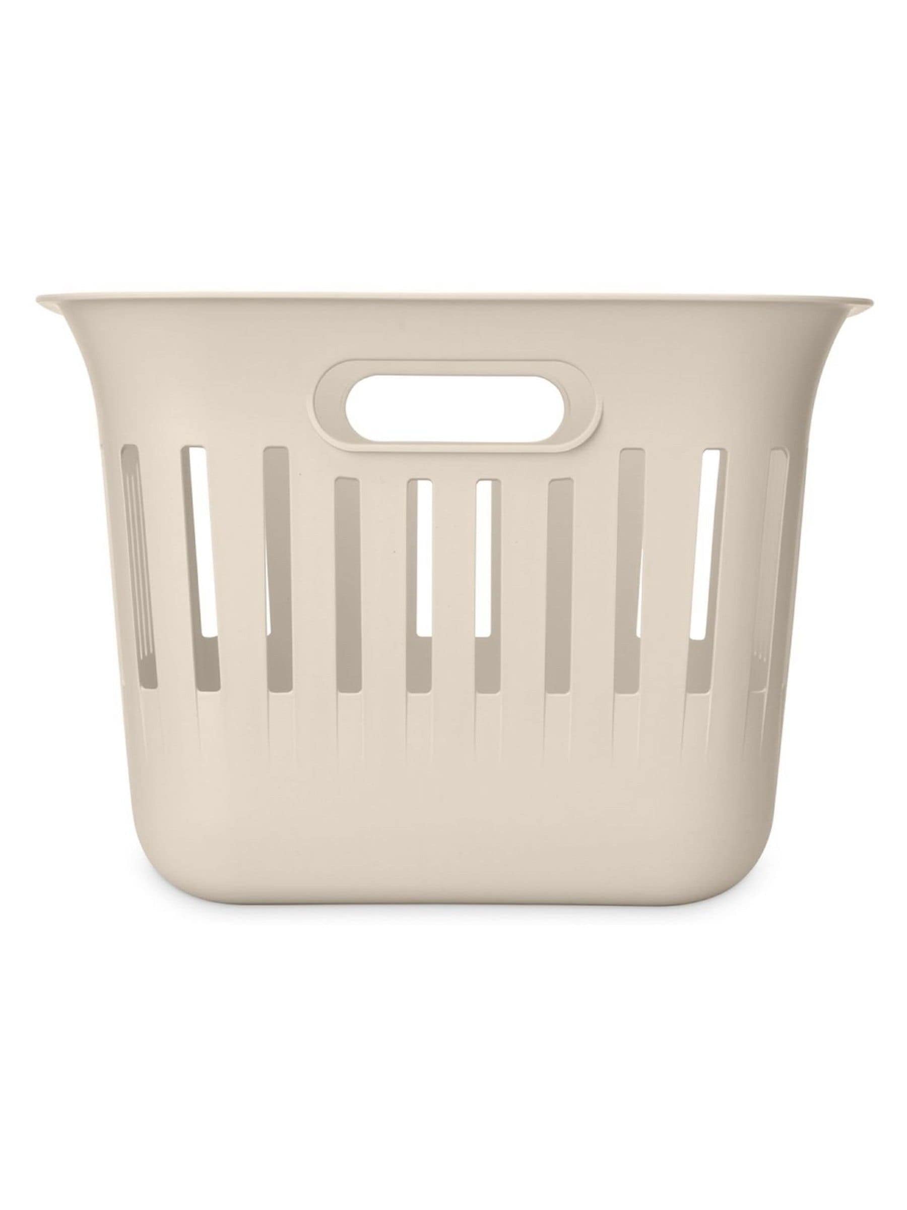 Brabantia soft beige laundry basket 40L - British product