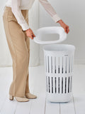 Brabantia white laundry basket 55L - British product