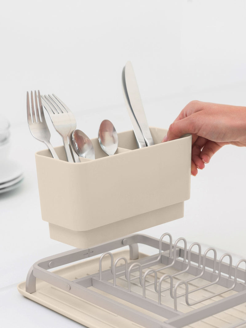 Brabantia SinkSide compact dish drying rack soft beige (British brand)