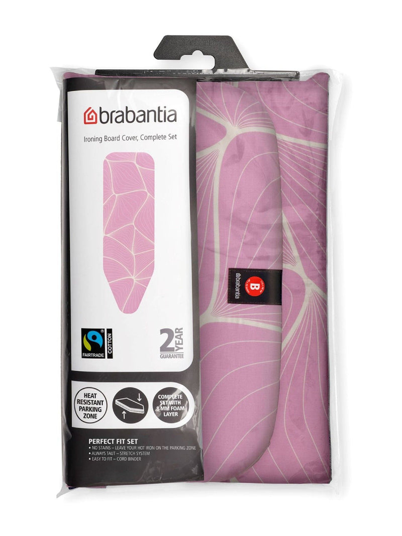 Brabantia Lilac Waves ironing board cover Size B, imported from the UK