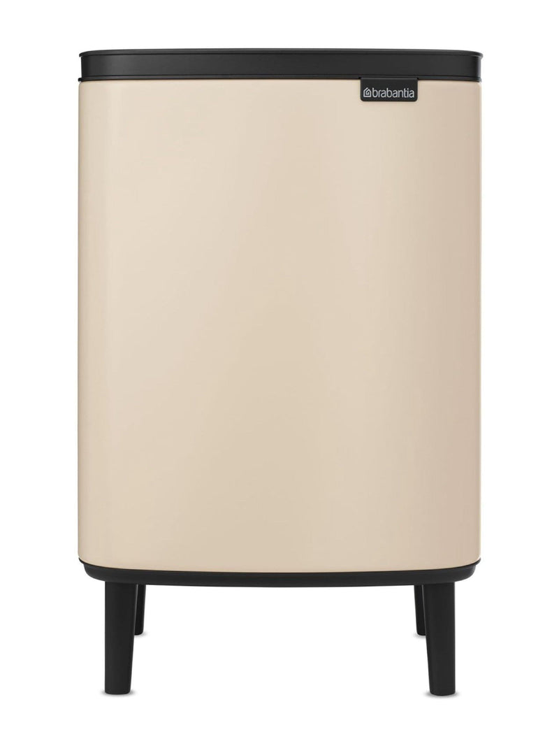 Brabantia Bo waste bin 12 litre soft beige, imported from the UK