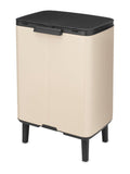 Brabantia Bo waste bin 12 litre soft beige, imported from the UK