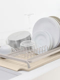 Brabantia soft beige sink side dish drying rack - British product