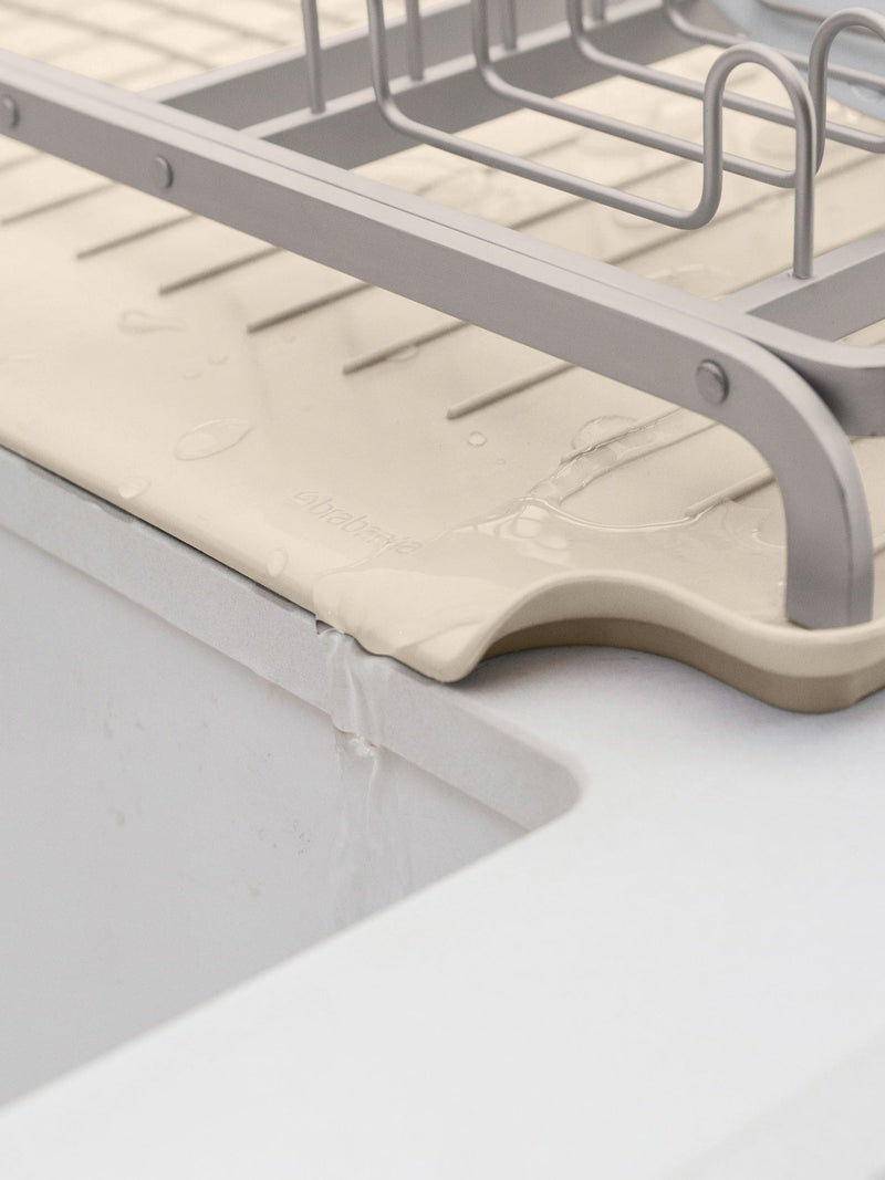 Brabantia soft beige sink side dish drying rack - British product