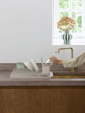 Brabantia soft beige sink side dish drying rack - British product