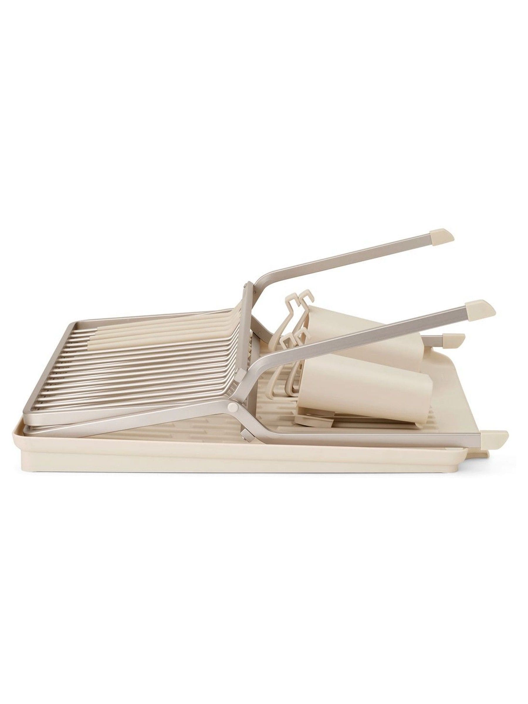 Brabantia foldable dish drying rack soft beige large (British brand)