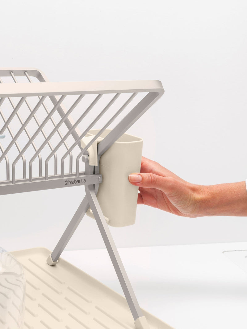 Brabantia foldable dish drying rack soft beige large (British brand)