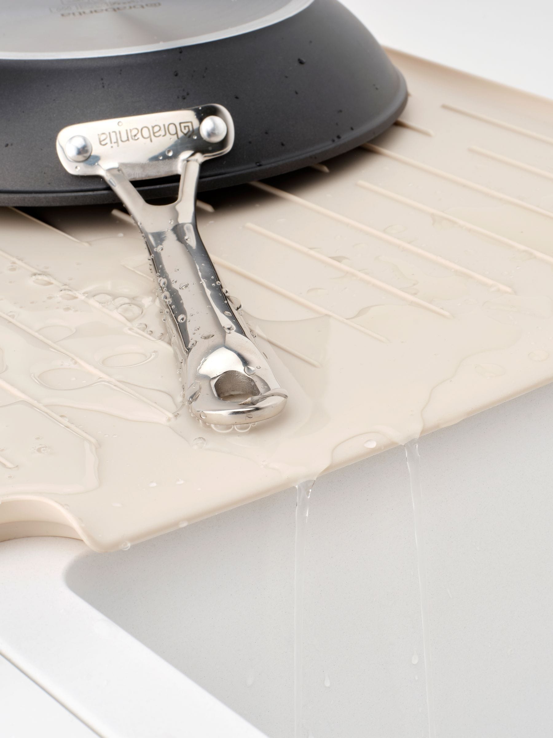 Brabantia foldable dish drying rack soft beige large (British brand)
