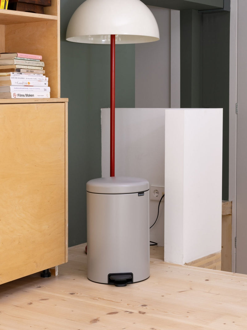 Brabantia Soft Grey NewIcon pedal bin 20L, imported from the UK