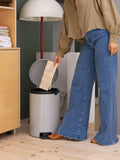Brabantia Soft Grey NewIcon pedal bin 20L, imported from the UK