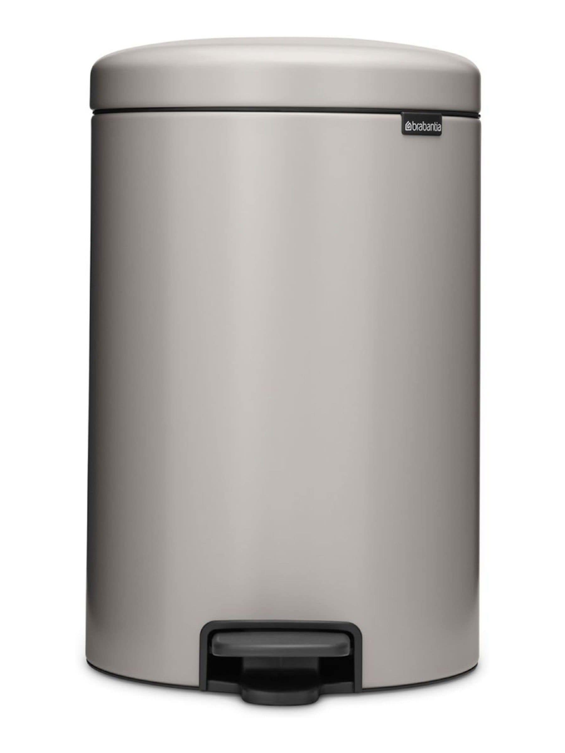Brabantia Soft Grey NewIcon pedal bin 20L, imported from the UK