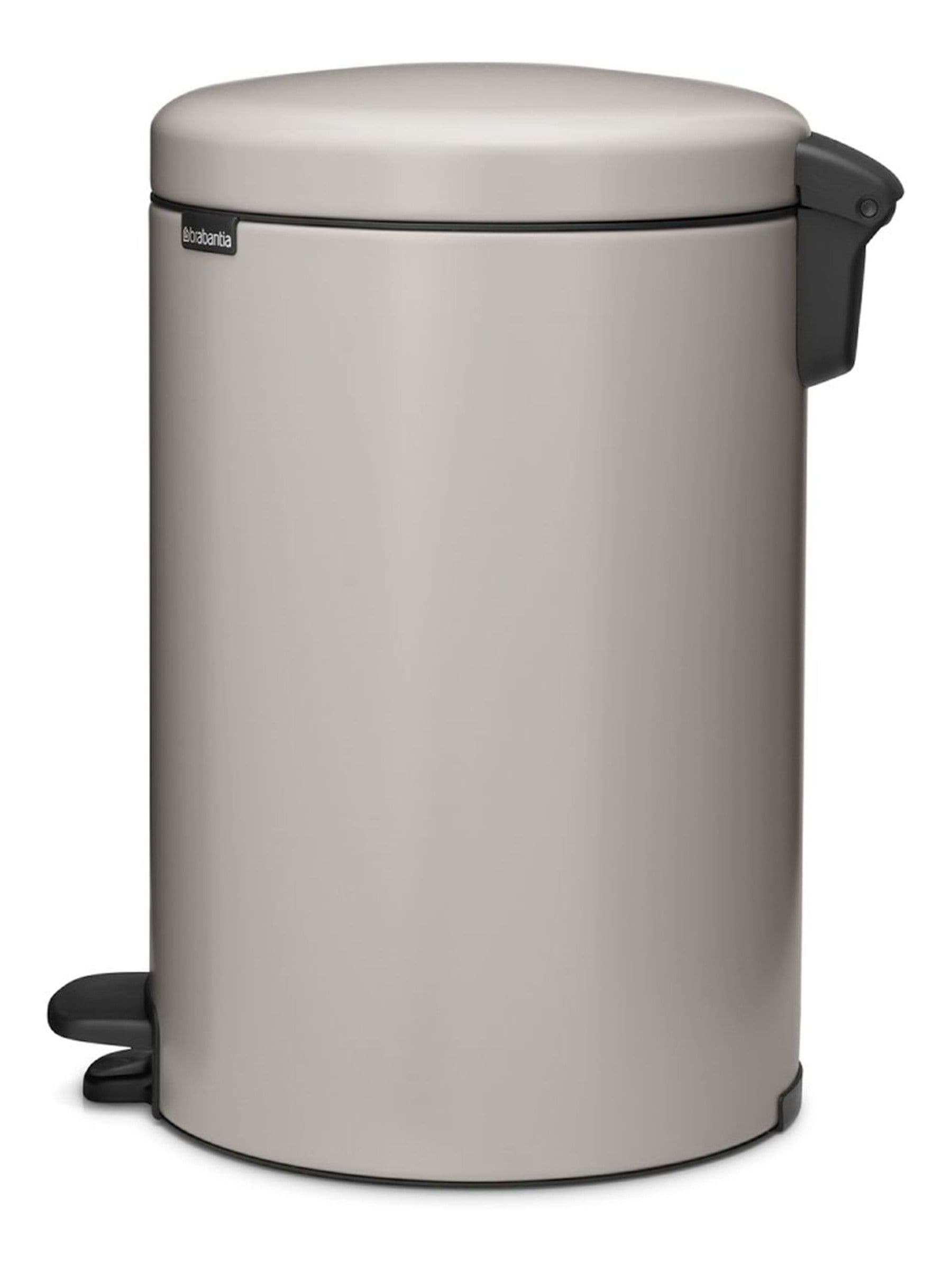 Brabantia Soft Grey NewIcon pedal bin 20L, imported from the UK