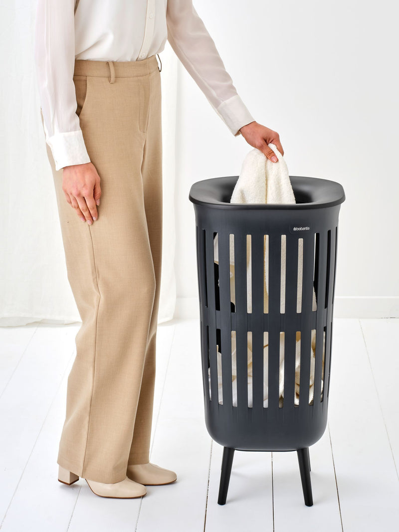 Brabantia Collect-It laundry basket black 55L (British brand)