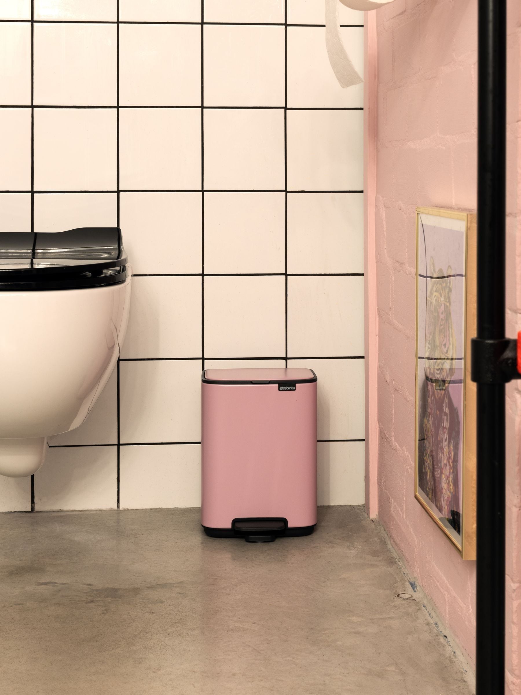 Brabantia pedal bin lilac pink 7 litre - British product