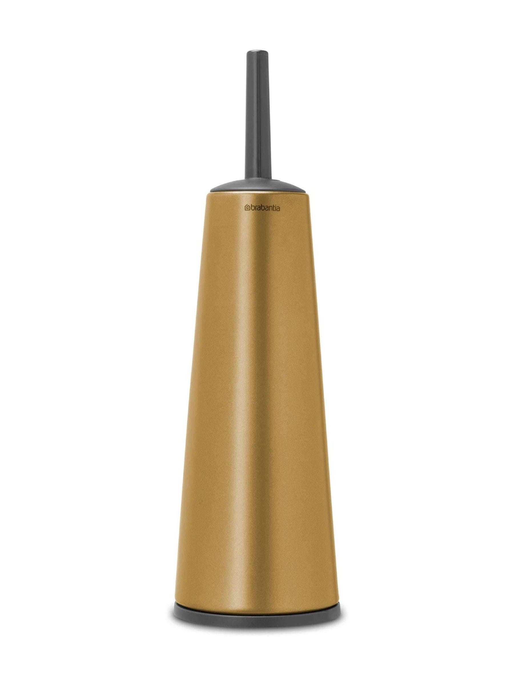 Brabantia Warm Gold ReNew Toilet Brush and Holder, imported from the UK
