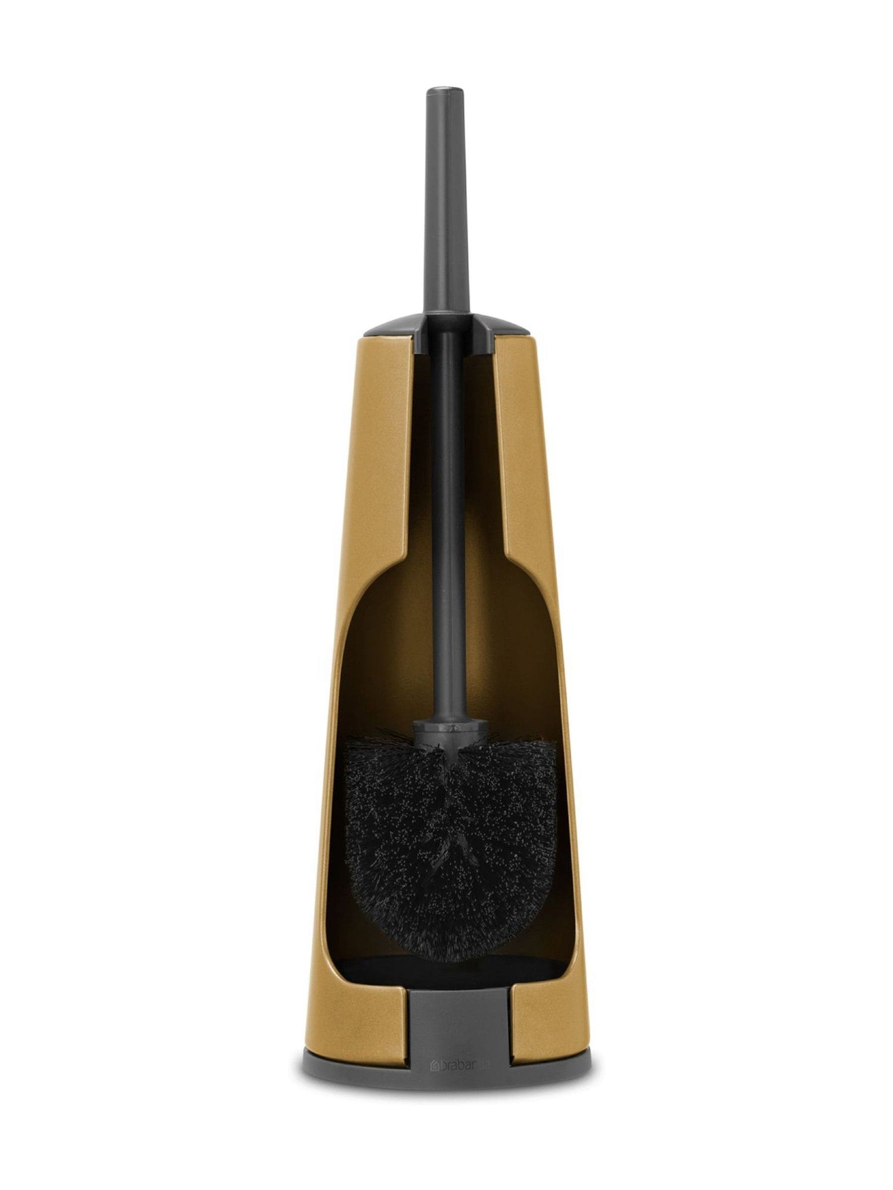 Brabantia Warm Gold ReNew Toilet Brush and Holder, imported from the UK