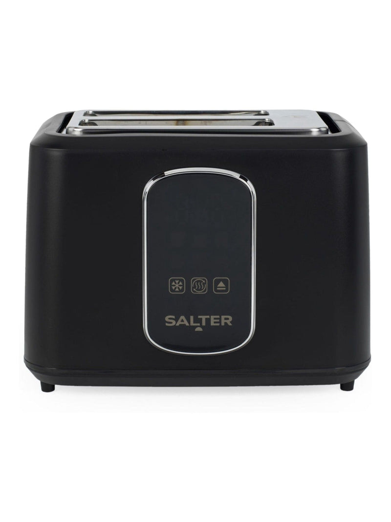 Salter black digital 2-slice toaster, imported from the UK