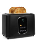 Salter black digital 2-slice toaster, imported from the UK