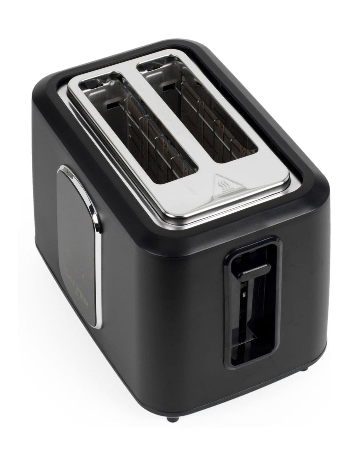 Salter black digital 2-slice toaster, imported from the UK