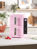 Salter VertiCook stackable air fryer 9L pink, imported from the UK