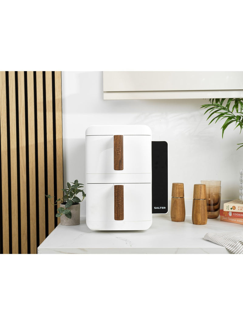 Salter black Toronto stackable air fryer 9L, UK version