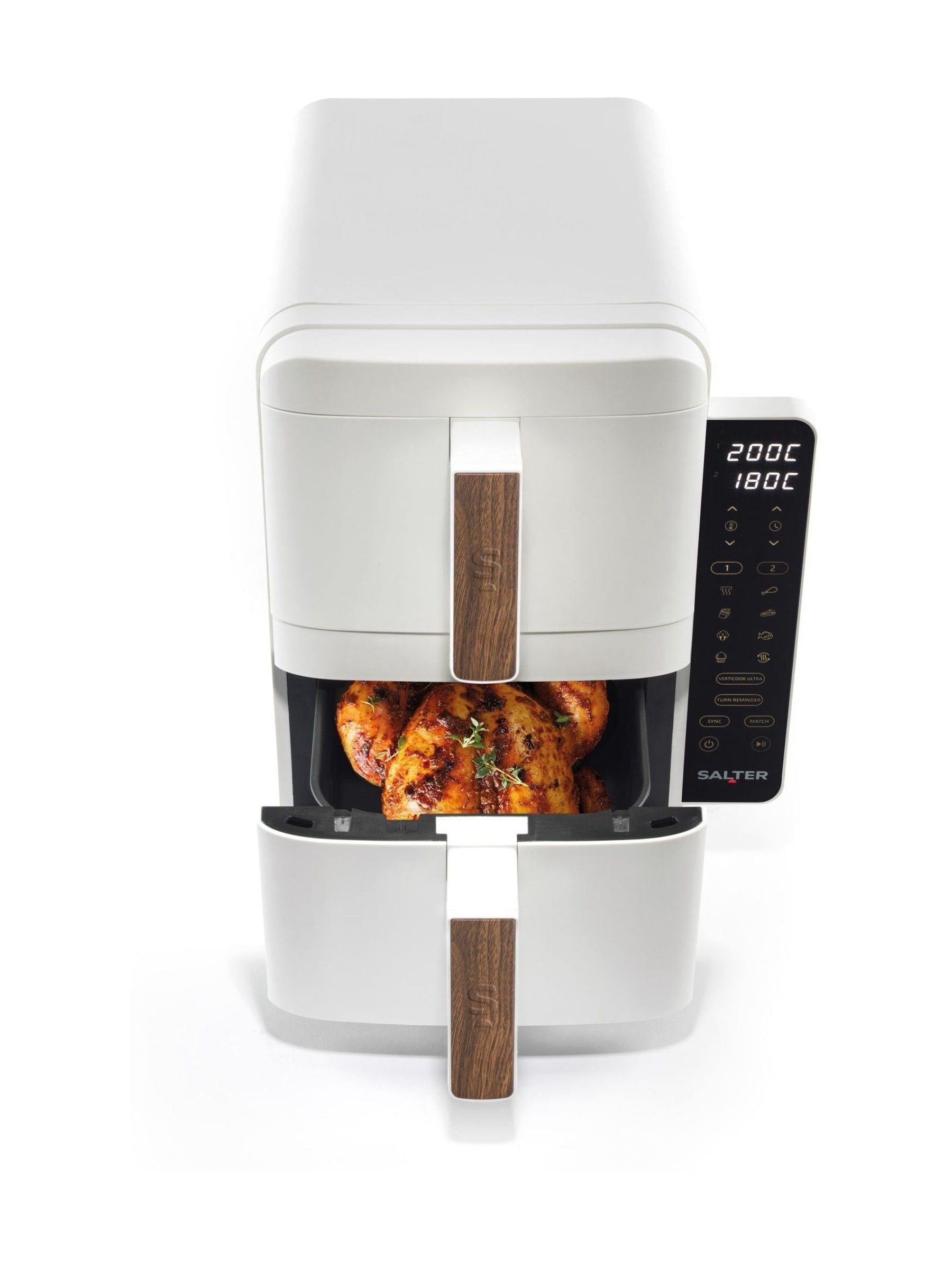 Salter black Toronto stackable air fryer 9L, UK version