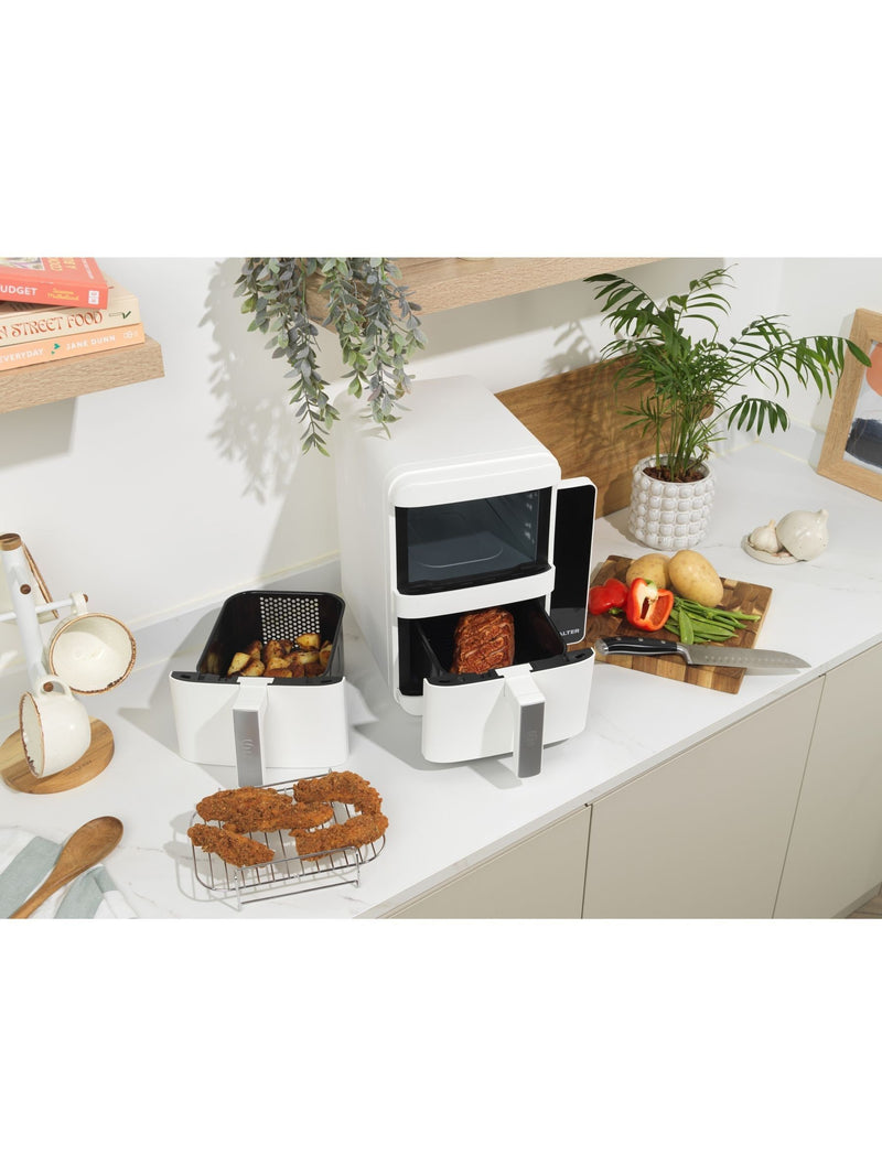 Salter black Toronto stackable air fryer 9L, UK version