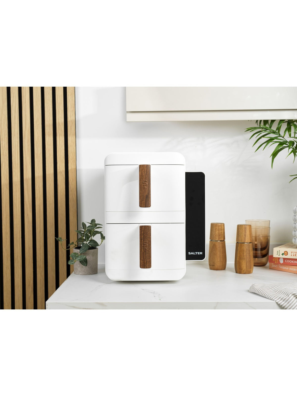 Salter black Toronto stackable air fryer 9L, UK version