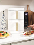 Salter White Alchemy stackable air fryer 9L, imported from the UK