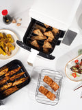 Salter White Alchemy stackable air fryer 9L, imported from the UK