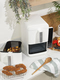 Salter white stackable air fryer 9L dual basket, imported from the UK