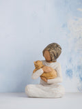 Willow Tree Off White Kindness Girl figurine cast stone (British brand)