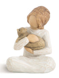 Willow Tree Off White Kindness Girl figurine cast stone (British brand)