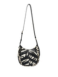 SCAMP & DUDE cream zebra patchwork shoulder bag, imported from the UK