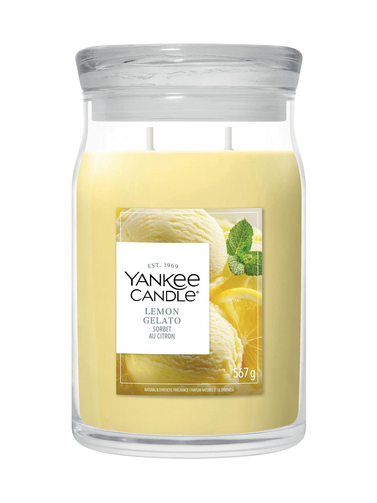 Yankee Candle Lavender Vanilla Signature large jar candle (British brand)