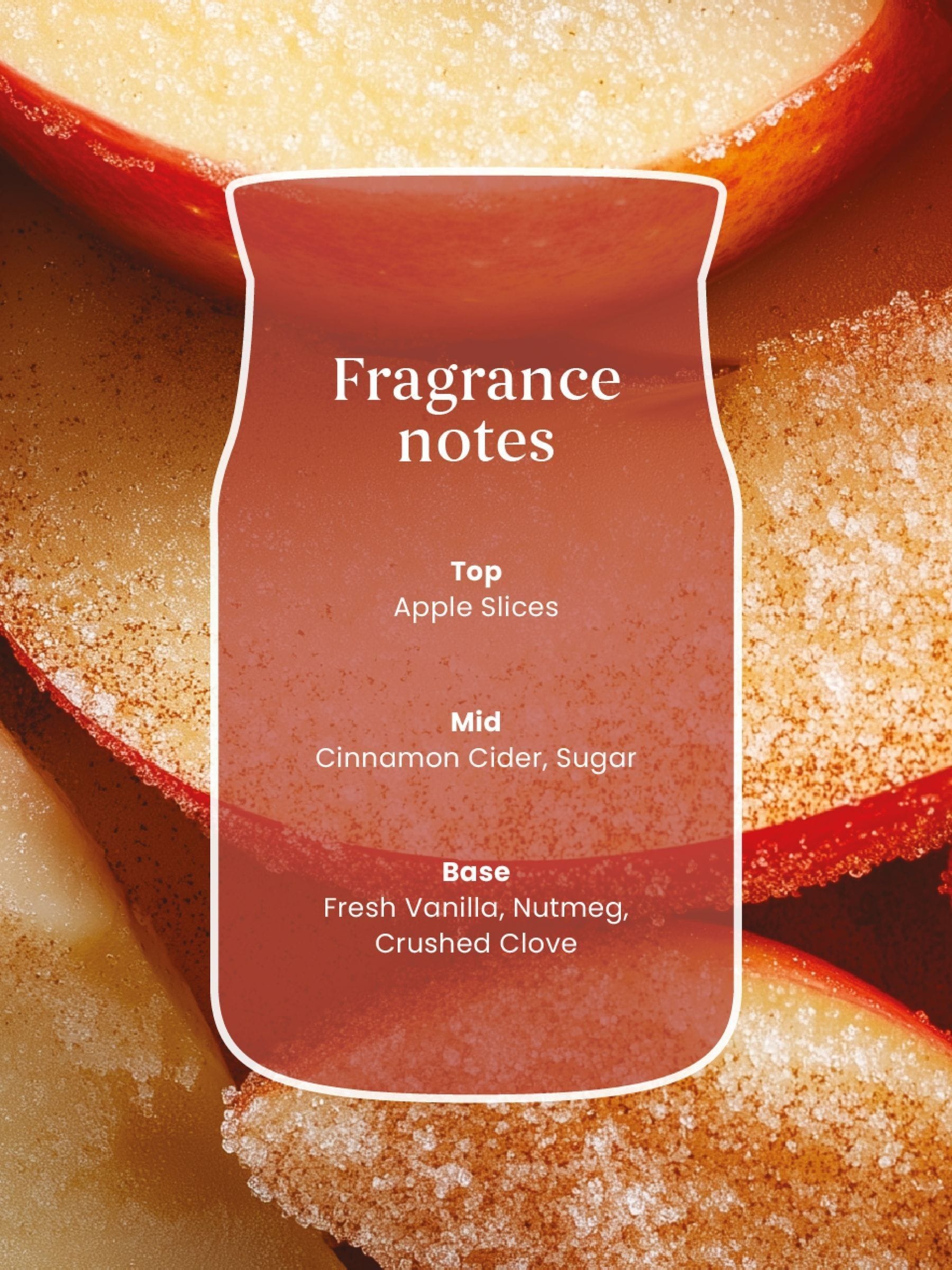 Yankee Candle Sugared Cinnamon Apple large jar candle (British brand)