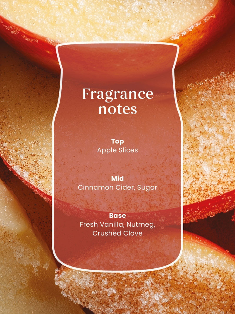 Yankee Candle Sugared Cinnamon Apple large jar candle (British brand)