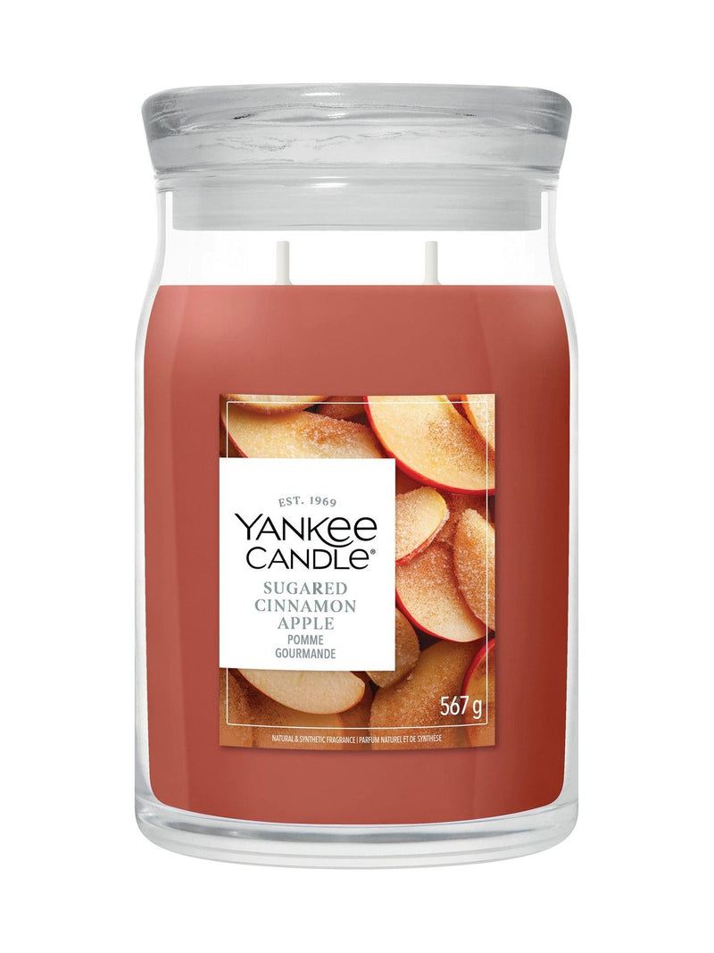 Yankee Candle Sugared Cinnamon Apple large jar candle (British brand)