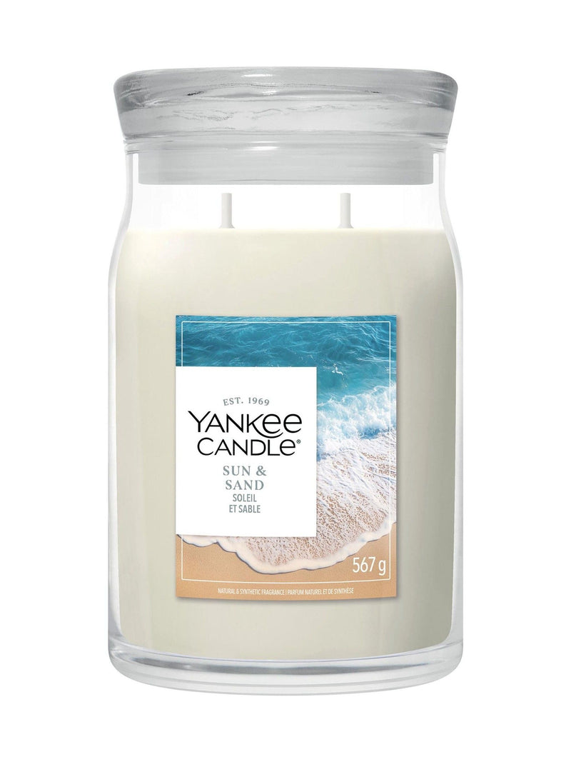 Yankee Candle Sun Sand Signature Medium Jar candle - British product