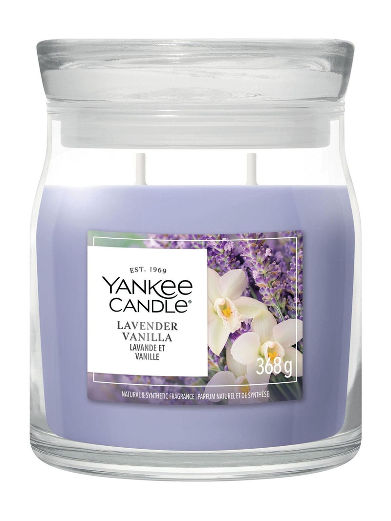 Yankee Candle Lavender Vanilla medium jar candle, UK version