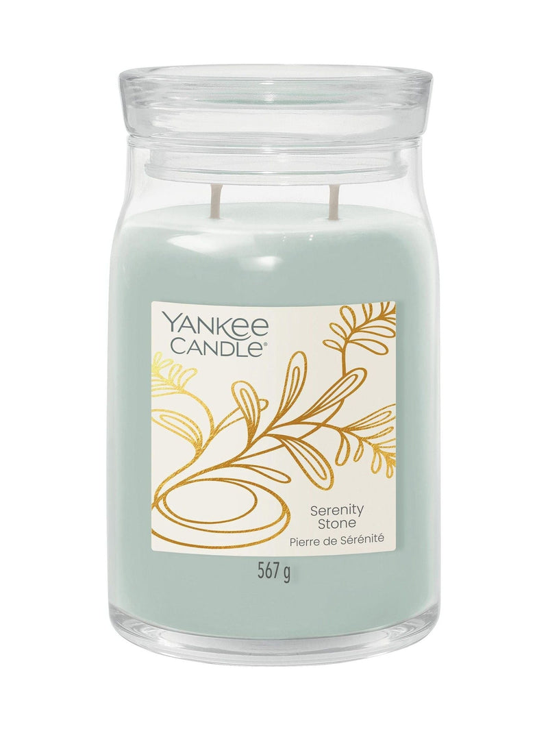 Yankee Candle Serenity Stone medium jar 2 wick candle, imported from the UK